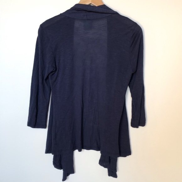 Youth Navy Blue Cardigan - Picture 4 of 9